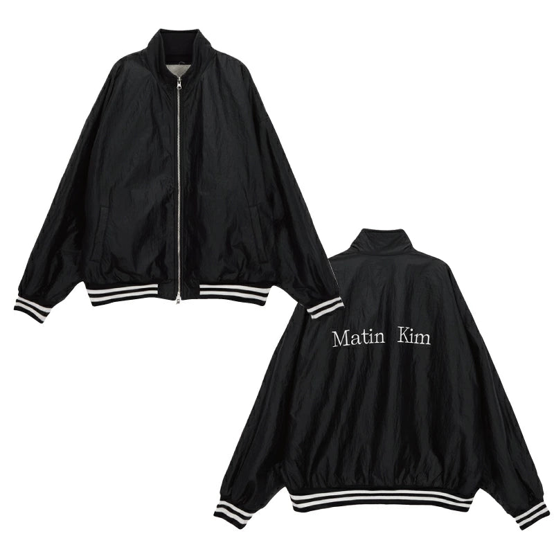 【Matin Kim】REVERSIBLE COATING TRACK JUMPER